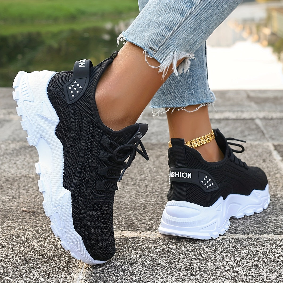 Airy Step Sneaker — Women's Everyday Casual Shoes | Lightweight & Breathable